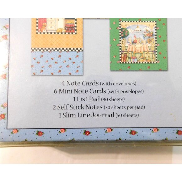 Mary Engelbreit Stationery Gift Set Note Cards List Pad Slimline Journal - Picture 6 of 7
